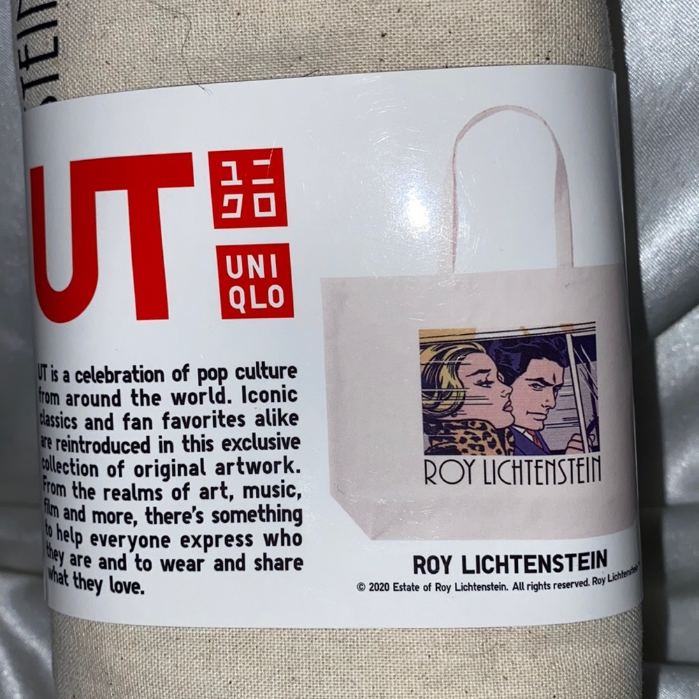 Uniqlo Roy Lichtenstein tote, unopened